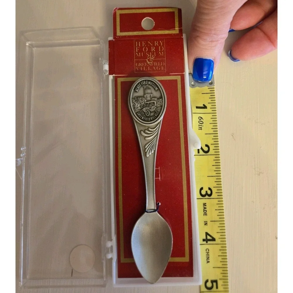 Henry Ford Museum Greenfield Village Souvenir‎ Spoon Genuine Pewter
